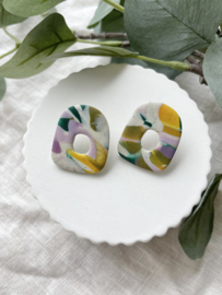 Statement stud • patroon • mix