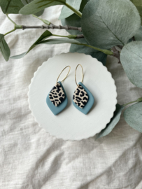 Lyna • print • leopard and blue