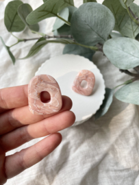 Statement stud • faux stone • rozenkwarts
