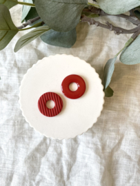 Donut • dubbelzijdig • rood