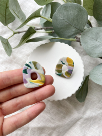Statement stud • patroon • mix