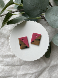 Amulet • patroon • roze en hoorn