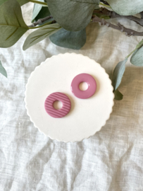 Donut • dubbelzijdig • roze
