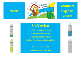 Maart; Voorjaars Hygiëne Pakket