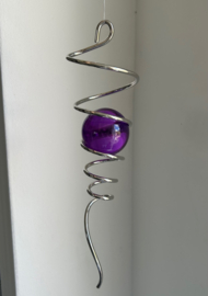 Spinner paarse bol (30x8cm)