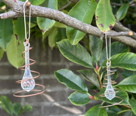 Mini Swirl Spinner Suncatcher van Koper