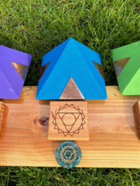 Piramide Chakra set 15-delig (excl. kussen)