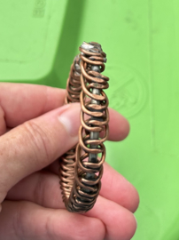 Heren armband 2-kleurig Koperdraad
