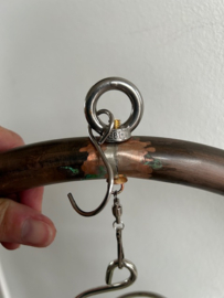 Grote Ring van Koper met Spinner en pegel (rond 37cm / L50cm)