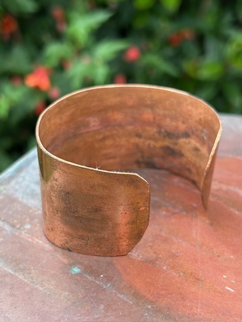 Armband van Koper, ongepolijst, maat L (18-19cm)