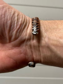 Heren armband 2-kleurig Koperdraad