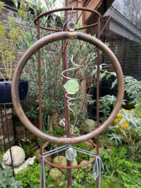 Grote Ring van Koper met Spinner en pegel (rond 37cm / L50cm)
