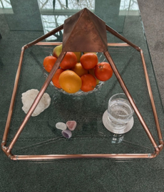Piramide van Koper 48x48x32cm.