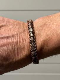 Heren armband 2-kleurig Koperdraad