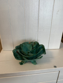 Roos van groen Koper (tafelmodel, 9x5cm)