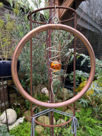 Grote Ring van Koper met Spinner (rond 37cm / L43cm)