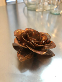Kleine roos van Koper  3x6,5x3cm