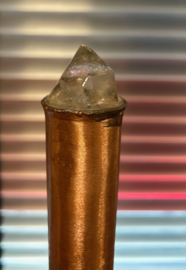 Chembuster met Amazoniet, Chakra bollen, Bergkristal en Koper 77x14,5cm, 3 kilo