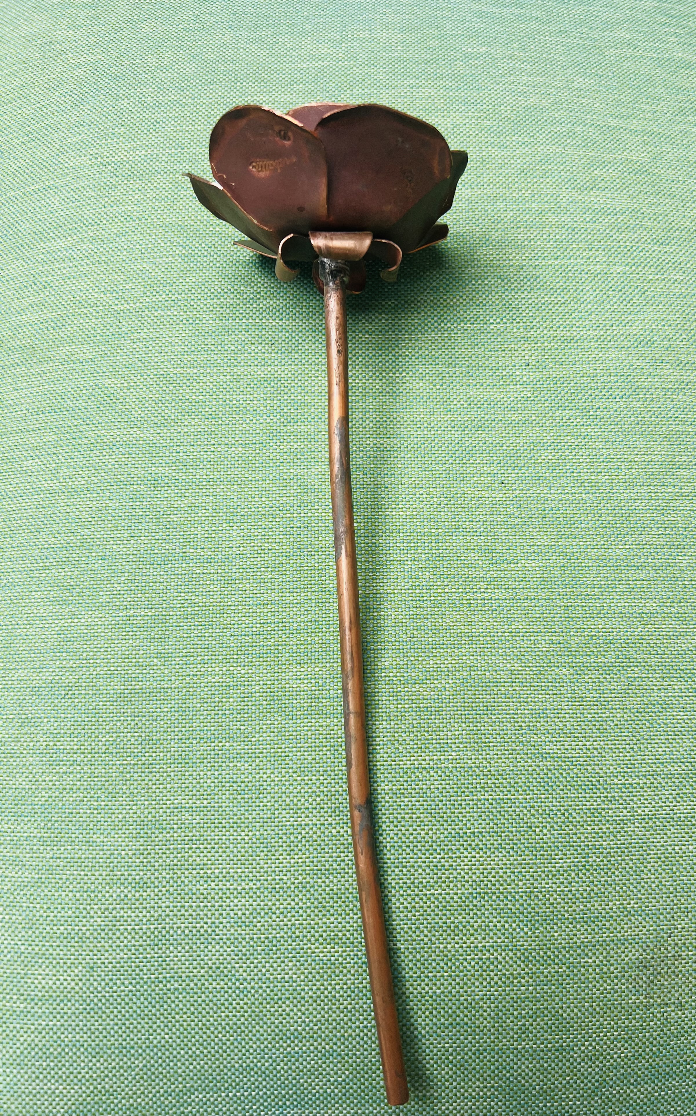 Koperen roos oud