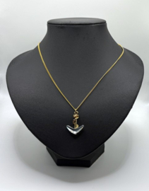 Goud met anker hanger 9450/000/030