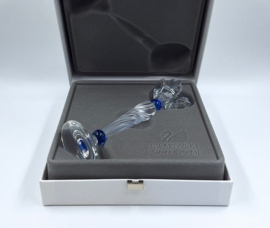 Kandelaar blauwe bloem 7600/146/000