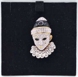 Pierrot broche