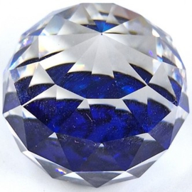 Blauwe paperweight 9404/030/001 VM