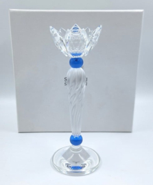 Kandelaar blauwe bloem 7600/146/000