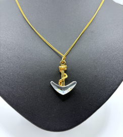 Goud met anker hanger 9450/000/030