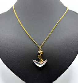 Goud met anker hanger 9450/000/030