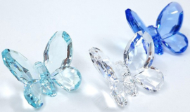 Drie blauwe vlinders 9100/000/124