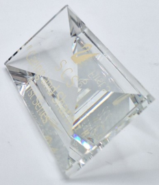 Titel plaquette Caring and Sharing (1987-1989)