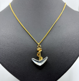 Goud met anker hanger 9450/000/030