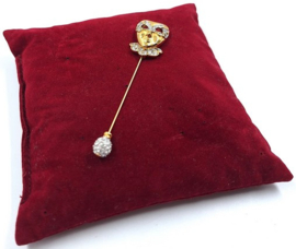 Broche mardi gras masker