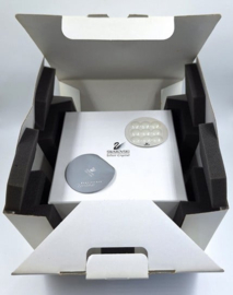 Kandelaar blauwe bloem 7600/146/000