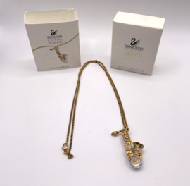 Ketting met saxofoon hanger 9450/000/053
