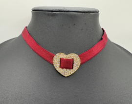 Choker met hart 7852/008/000