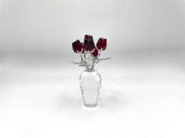 Vaas met rode rozen 9448/000/026