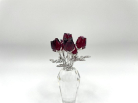 Vaas met rode rozen 9448/000/026