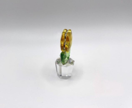 Gele bloem in bloempotje 9460/000/158