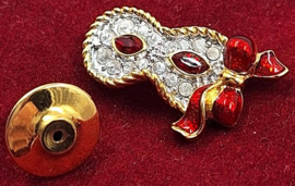 Maskerade speld rood