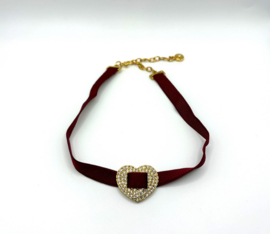 Choker met hart 7852/008/000