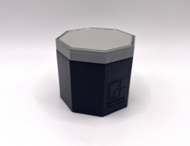 Klein octagonaal spiegel basement