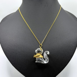 Goud met eekhoorn hanger 9450/000/015