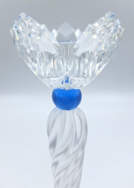 Kandelaar blauwe bloem 7600/146/000