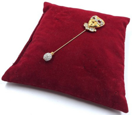 Broche mardi gras masker