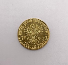 Gouden SCS munt 1997