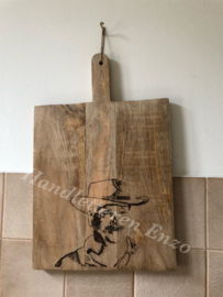 Gepersonaliseerde houten plank