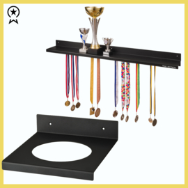 Set 1 | Balhouder + Trofee wandplank 100 cm