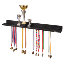 Mezo Sports Trophy Shelf + Medal Rack | 100 cm